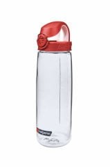 Nalgene OTF Clear / Fire Red Cap Tritan Suluk