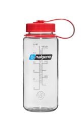 Nalgene 16oz WM Clear Sustain w/ Red Cap