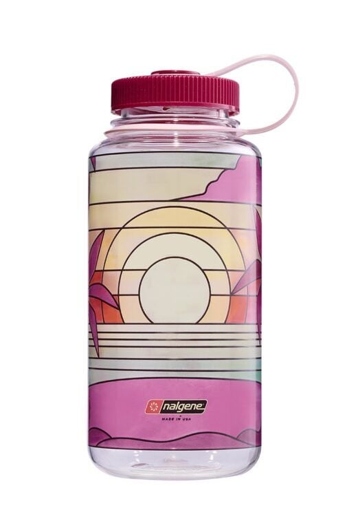Nalgene 32oz WM Clear Stained Glass Sunset