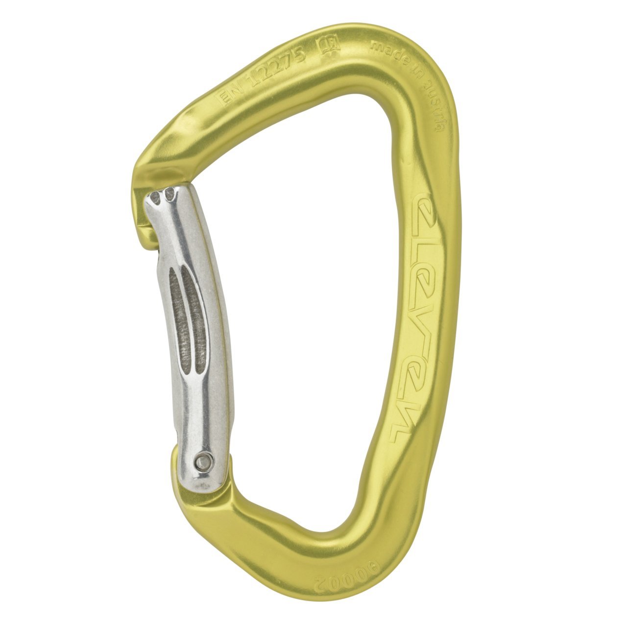 AustriAlpin ELEVEN Alloy Bent Snapgate Sarı Karabina 25kN