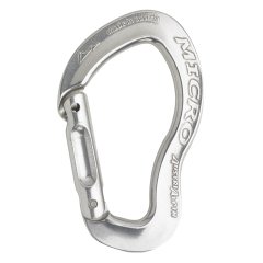 AustriAlpin MICRO Alloy Straight Snapgate Gri Karabina 22kN