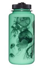 Nalgene 32oz WM Glow w/Black Jellyfish