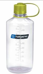 Nalgene 32oz NM Clear  w/Green Loop-Top Closure